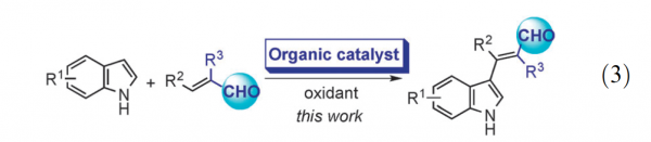 31. Morpholine catalyzed direct C3 alkenylation of indoles with a,b-unsaturated aldehydes, Shi-Kai Xiang and Ning Jiao*, Chem. Commun., 2011, 47, 8097, DOI: 10.1039/c1cc12220g